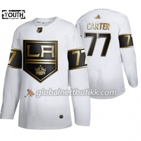 Los Angeles Kings Hockeydrakt Jeff Carter 77 Adidas 2019-2020 Golden Edition Hvit Authentic - Barn